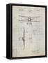Staggered Biplane Aircraft Patent-Cole Borders-Framed Stretched Canvas