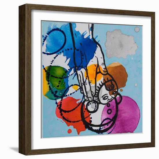 Staggering Touch I, 2005-Nora Soos-Framed Giclee Print