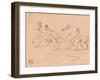 Stags and Hinds-Henri de Toulouse-Lautrec-Framed Giclee Print