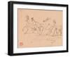 Stags and Hinds-Henri de Toulouse-Lautrec-Framed Giclee Print