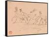 Stags and Hinds-Henri de Toulouse-Lautrec-Framed Stretched Canvas