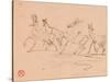 Stags and Hinds-Henri de Toulouse-Lautrec-Stretched Canvas