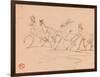 Stags and Hinds-Henri de Toulouse-Lautrec-Framed Giclee Print