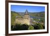 Stahleck Castle near Bacharach, Rhine Valley, Rhineland-Palatinate, Germany, Europe-Hans-Peter Merten-Framed Photographic Print