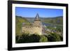 Stahleck Castle near Bacharach, Rhine Valley, Rhineland-Palatinate, Germany, Europe-Hans-Peter Merten-Framed Photographic Print