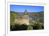 Stahleck Castle near Bacharach, Rhine Valley, Rhineland-Palatinate, Germany, Europe-Hans-Peter Merten-Framed Photographic Print