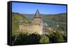 Stahleck Castle near Bacharach, Rhine Valley, Rhineland-Palatinate, Germany, Europe-Hans-Peter Merten-Framed Stretched Canvas