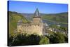 Stahleck Castle near Bacharach, Rhine Valley, Rhineland-Palatinate, Germany, Europe-Hans-Peter Merten-Stretched Canvas