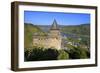 Stahleck Castle near Bacharach, Rhine Valley, Rhineland-Palatinate, Germany, Europe-Hans-Peter Merten-Framed Photographic Print