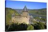 Stahleck Castle near Bacharach, Rhine Valley, Rhineland-Palatinate, Germany, Europe-Hans-Peter Merten-Stretched Canvas