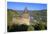 Stahleck Castle near Bacharach, Rhine Valley, Rhineland-Palatinate, Germany, Europe-Hans-Peter Merten-Framed Photographic Print