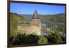 Stahleck Castle near Bacharach, Rhine Valley, Rhineland-Palatinate, Germany, Europe-Hans-Peter Merten-Framed Photographic Print