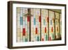 Stain Glass Partition-null-Framed Art Print