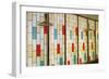 Stain Glass Partition-null-Framed Art Print