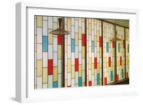 Stain Glass Partition-null-Framed Art Print
