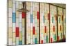 Stain Glass Partition-null-Mounted Art Print