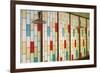 Stain Glass Partition-null-Framed Art Print