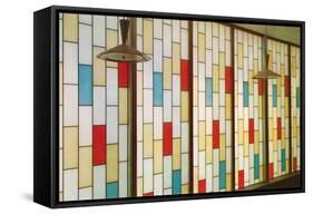 Stain Glass Partition-null-Framed Stretched Canvas