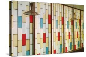 Stain Glass Partition-null-Stretched Canvas