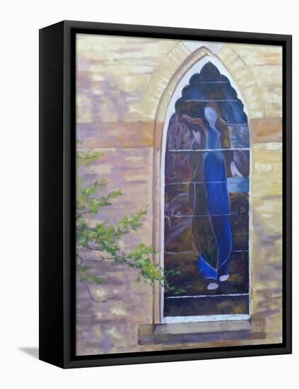 Stain Glass Window-Rusty Frentner-Framed Stretched Canvas