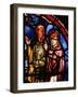 Stained Glass, 13th circa Noah and His Wife Boarding the Ark from the Noah Window-null-Framed Giclee Print