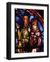 Stained Glass, 13th circa Noah and His Wife Boarding the Ark from the Noah Window-null-Framed Giclee Print