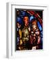 Stained Glass, 13th circa Noah and His Wife Boarding the Ark from the Noah Window-null-Framed Giclee Print