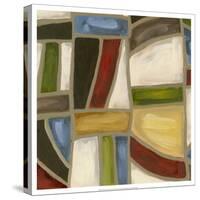 Stained Glass Abstraction I-Karen Deans-Stretched Canvas