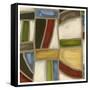 Stained Glass Abstraction I-Karen Deans-Framed Stretched Canvas