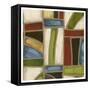 Stained Glass Abstraction II-Karen Deans-Framed Stretched Canvas