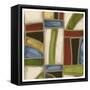 Stained Glass Abstraction II-Karen Deans-Framed Stretched Canvas