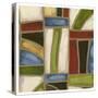 Stained Glass Abstraction II-Karen Deans-Stretched Canvas