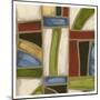 Stained Glass Abstraction II-Karen Deans-Mounted Art Print