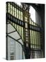 Stained Glass Art Nouveau (Jugendstil) Detail, Municipal House, Prague, Czech Republic-Ethel Davies-Stretched Canvas