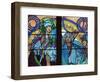 Stained Glass by Mucha, St. Vitus Cathedral, Prague, Czech Republic-Upperhall-Framed Photographic Print