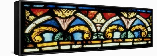 Stained Glass, c.1220-null-Framed Stretched Canvas