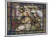 Stained Glass Cecilia-null-Mounted Art Print