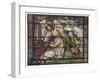 Stained Glass Cecilia-null-Framed Art Print