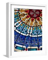 Stained Glass Ceiling at Beit Al-Quran Museum, Manama, Bahrain-Walter Bibikow-Framed Photographic Print