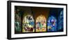 Stained glass Chagall Windows at Hadassah Medical Centre, Jerusalem, Israel-null-Framed Photographic Print