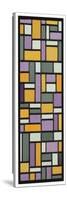Stained-Glass Composition Viii, 1918-1919 (Stained Glass)-Theo Van Doesburg-Stretched Canvas