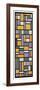 Stained-Glass Composition Viii, 1918-1919 (Stained Glass)-Theo Van Doesburg-Framed Giclee Print