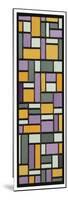 Stained-Glass Composition Viii, 1918-1919 (Stained Glass)-Theo Van Doesburg-Mounted Premium Giclee Print