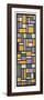 Stained-Glass Composition Viii, 1918-1919 (Stained Glass)-Theo Van Doesburg-Framed Giclee Print