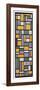 Stained-Glass Composition Viii, 1918-1919 (Stained Glass)-Theo Van Doesburg-Framed Giclee Print