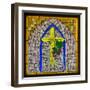 Stained Glass Cross I-Kathy Mahan-Framed Photographic Print