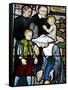 Stained Glass Depicting St. Vincent De Paul, Founder of the Daughters of Charity Congregation-Godong-Framed Stretched Canvas