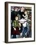 Stained Glass Depicting St. Vincent De Paul, Founder of the Daughters of Charity Congregation-Godong-Framed Photographic Print