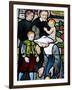 Stained Glass Depicting St. Vincent De Paul, Founder of the Daughters of Charity Congregation-Godong-Framed Photographic Print