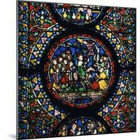 Stained Glass Depiction of Christs Entry to Jerusalem, 12th Century-CM Dixon-Mounted Photographic Print